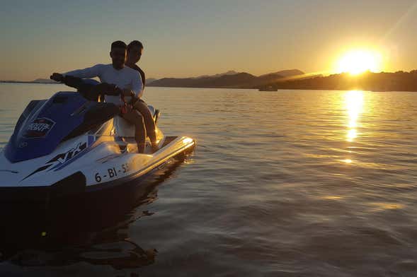 Tour en moto de agua al atardecer desde Alcudia