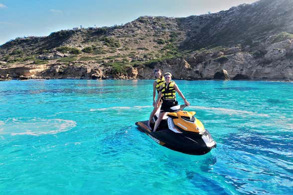 Tour en moto de agua por Caló des Moro