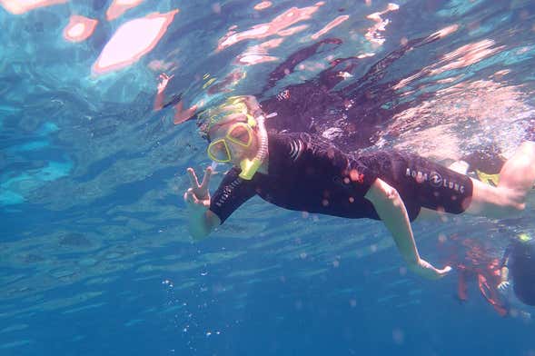 Snorkel en la Reserva Marina Cala Delta