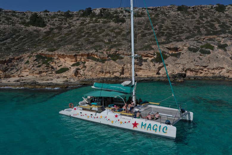 Catamarán por la bahía de Palma