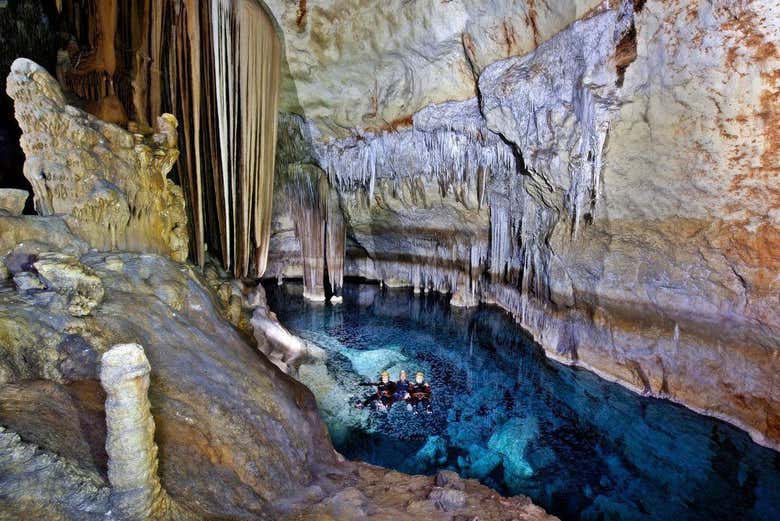 Espeleología marina en Mallorca