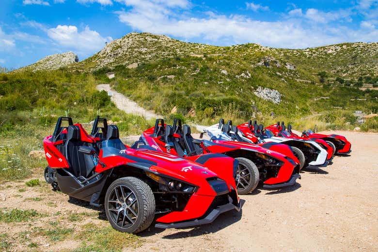 Slingshot en la Sierra de la Tramontana