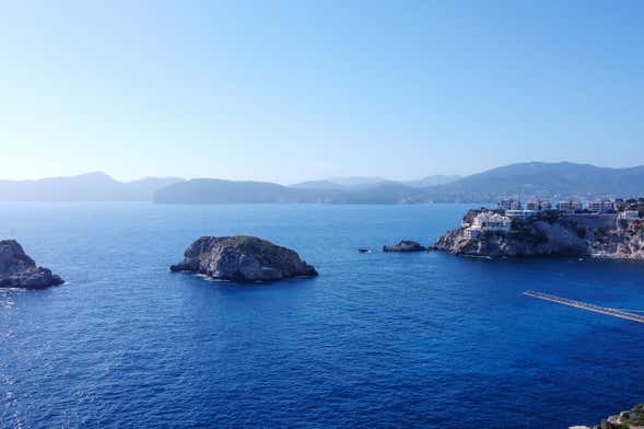 Paseo en barco con snorkel por las Islas Malgrats desde Santa Ponsa